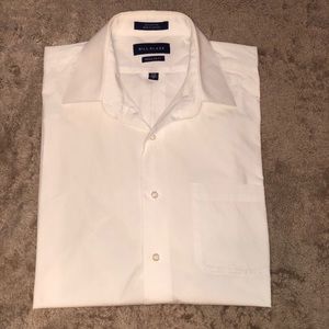 Men’s Bill Blass Regular Fit White Button Down